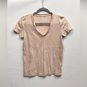 J. Crew Beige Short Sleeve Tee